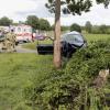 Ein Unfall ereignete sich am Samstagnachmittag auf der Ortsverbindungsstraße Schöffelding-Schwifting - es war der zweite in Folge an fast derselben Stelle. Zwei junge Frauen wurden verletzt.