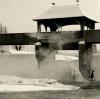 Fotomotiv im Januar 1929: die vereiste Goggelesbrücke.