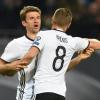 Thomas Müller und Toni Kroos waren die beiden Torschützen beim 3:0 der deutschen Nationalmannschaft in der WM-Qualifikation gegen Tschechien.