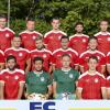 So sieht die Bezirksligamannschaft Fußball des FC Königsbrunn in der neuen Saison aus (hinten von links): Patrick Bissinger, Felix Gräbeldinger, René Hauck, Michael Wech, Tolga Yaman, Fabio Ucci, Markus Willfinger, (Mitte von links) Co-Trainer Stefan Böck, Trainer Robert Hellhammer, Marco Rosanowski, Mario Bortoluzzi, Daniel Schnürle, Dominik Koch, Florian Roller, Tobias Schmidt, Co-Trainer Sebastian Kalkbrenner, Betreuer Wilhelm „Nobby“ Jauernig, (vorne von links) Raffael Semke, Daniel Ambros, Simon Kiefl, Gökay Cevik, Rene Bissinger, Fabian Pfahl, Koray Dursun und Thomas Jung.  	