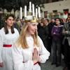 Am 13. Dezember - kurz vor Weihnachten - wird in Schweden das Lucia-Fest gefeiert.