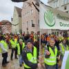 Die Kreisverbände Donau-Ries und Dillingen des Bayerischen Bauernverbandes demonstrierten vor Weihnachten im Donauwörther Ried.
