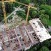 Semiramis Bauprojekt im Wittelsbacher Park beim Hotelturm, hier sollten exclusive Wohnungen auf dem Dach des bestehenden Kongresshallen Parkhaus entstehen.