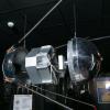 Eine Kopie des Satelliten Sputnik-1 im Raumfahrt-Museum in Moskau.