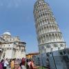 Einst war der Schiefe Turm von Pisa sehr viel schiefer. 