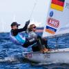 Der Augsburger Philipp Autenrieth und seine Hamburger Steuerfrau Luise Wanser segeln diese Woche bei der Weltmeisterschaft der 470er in Palma de Mallorca. Für die deutschen Teams geht es auch um das Olympiaticket.