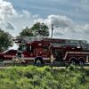 Rettungskräfte an der Unfallstelle in Brownsville.