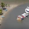 Die Ruhe nach dem Sturm: Halb versunkene Boote liegen vor Key Largo. Ein viertel aller Häuser der Inselgruppe wurde zerstört.