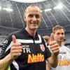 Leverkusens neuer Trainer Heiko Herrlich stieg mit Regensburg auf.