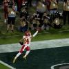 Skyy Moore (24) von den Kansas City Chiefs feiert seinen Touchdown.