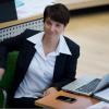 Sie darf in Augsburg reden: AfD-Chefin Frauke Petry im Sächsischen Landtag.
