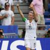 Megan Rapinoe aus den USA jubelt nach dem Tor zum 1:0. Gegen die Niederlande haben die US-Frauen 2:0 im Finale gewonnen.