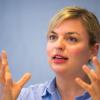 Katharina Schulze, Spitzenkandidaten der bayerischen Grünen, will ihre Partei zur zweitstärksten Kraft hinter der CSU machen. 