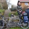 Raimer und Ingrid Fock haben mit ihrem Tandem schon die ganze Welt bereist. Am Montag brechen die beiden auf zu einer dreimonatigen Tour nach Santiago de Compostela und zurück.