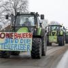 Eine Protestfahrt durch Bad Wörishofen gehörte zu den Aktionen des zweiten Tags der Protestwoche der Bauern.