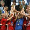 Fußball-Frauen des FCR Duisburg UEFA-Cup-Sieger