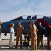 Im Gespräch mit deutschen „Tornado“-Kampfpiloten: die Verteidigungsministerin Ursula von der Leyen (CDU) bei ihrem Besuch auf dem jordanischen Luftwaffenstützpunkt Al-Asrak.