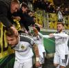 Von den Fans bejubelt: Ciro Immobile (vorne) traf gegen Dresden gleich doppelt