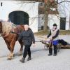 Das Ende der fünften Jahreszeit bildet im Landkreis Günzburg der Gaudiwurm im Altort Jettingen. Ausgelassen feierten die Narren bei bestem Wetter den Saison-Endspurt.