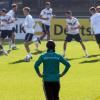 Bundestrainer Joachim Löw beim Training in Berlin.