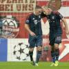 Hatten sich nach dem Geplänkel um den Strafstoß wieder dolle lieb: Franck Ribéry und Arjen Robben.