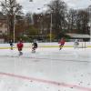 Augsburger Panther: Training auf der Eisbahn II im Curt-Frenzel-Stadion.