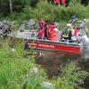 Am Sonntagnachmittag wurde zwischen Offingen und Günzburg eine Leiche in der Donau entdeckt. Die Feuerwehr Günzburg war mit einem Rettungsboot vor Ort. 