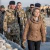 Verteidigungsministerin Ursula von der Leyen besuchte kurz vor Weihnachten im Feldlager Camp Marmal in Masar-i-Scharif die Truppe in Afghanistan.