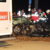 Bei diesem Unfall musste der Fahrer in der Nacht mit dem Rettngshubschrauber ins Krankenhaus transportiert werden.