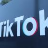 Das Logo des Video-Tausch-Unternehmens TikTok.