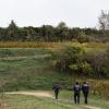 Polizisten auf Spurensuche im baden-württembergischen Endingen: Im November vergangenen Jahres wurde hier eine 27 Jahre alte Joggerin Opfer eines tödlichen Verbrechens.