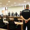 Die Angeklagte (3.v.r.) im Oktober im Gerichtssaal im Landgericht Potsdam. Jetzt wurde das Urteil verkündet.