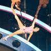 Pink bietet halsbrecherische Akrobatik bei ihrem Konzert am 5. Juli im Olympiastadion München.