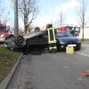 Bei einem Unfall in der Berliner Allee sind am Montagmittag zwei Menschen verletzt worden. 