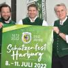 Blicken nach Jahren der Ungewissheit nun optimistisch dem Schützenfest in Harburg entgegen: (von links) Bernhard Strauch, Markus Jungwirth und Robert Mack.