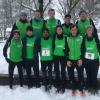 Elf Läuferinnen und Läufer der LG Reischenau-Zusamtal trotzten beim Nikolauslauf in Erkheim Schnee und Glätte. 	