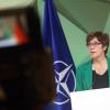 Verteidigungsministerin Annegret Kramp-Karrenbauer beim Auftakt der Bilanzdebatte. Die Terminierung der Aufarbeitung brachte der CDU-Politikerin Kritik ein.  
