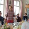 Viktoria Lofner-Meir sprach über die Wahrnehmung von Fremden damals und heute, im Rahmen eines Seniorennachmittags im Pfarrheim in Irsingen.
