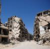 Als Steinmeier zum Dialog riet, zerschmetterten russische Bomben Aleppo in Syrien. 
