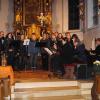 Der Chor „Rush Hour“ aus Dinkelscherben war zu Gast bei der Veranstaltung „Songs für den Frieden“. 