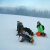 Nicht nur klassische Skifahrer, sondern auch Snowboarder finden beim Skiclub Pöttmes ihre Heimat.