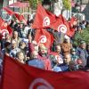 Immer wieder gibt es in Tunesien Proteste gegen die Politik von Präsident Saied. In der Hauptstadt Tunis gingen tausende Menschen auf die Straße. 