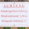 Parkplatzprobleme gibt es vor dem Kaisheimer Kindergarten. 
