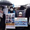 Weltweit protestieren Mitglieder der uigurischen Gemeinschaft im Ausland gegen die Unterdrückung der uigurischen Minderheit in China. Unser Bild zeigt Demonstranten in der Türkei. 