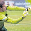 Perfekte Reflexe bewies Rains Torhüter Michael Lutz im Spiel gegen den SV Wacker Burghausen. 