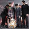 John Boyega, Daisy Ridley, BB-8, J.J. Abrams und Adam Driver reisen für «Star Wars» um die Welt.