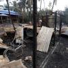 Zerstörte Häuser im Rohingya-Konflikt in Myanmar: Die UN spricht von „ethnischer Säuberung“, Menschenrechtsorganisationen von Völkermord.