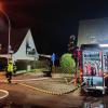 In der Ziegelstraße in Dillingen hat es am Donnerstagabend gebrannt. Mehrere Einsatzkräfte von Feuerwehr, Polizei und Rettungsdienst waren im Einsatz.