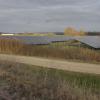 Die Fotovoltaik-Anlage der Firma Südwerk im Gemeindegebiet von Hainsfarth. 	