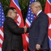 Spektakuläres Treffen - bislang ohne echte Abrüstungsfortschritte: Kim Jong Un und US-Präsident Donald Trump im Juni 2018.